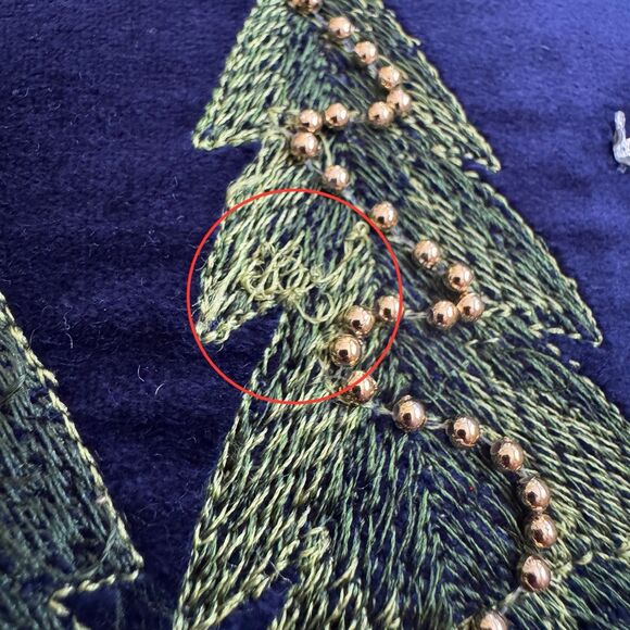 Pier 1 Beaded Merry Christmas Throw Pillow Set of 2 Owl & Winter Christmas Tree - Picture 14 of 16